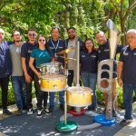 Escultura hecha con armas fundidas llega a la I.U. Pascual Bravo